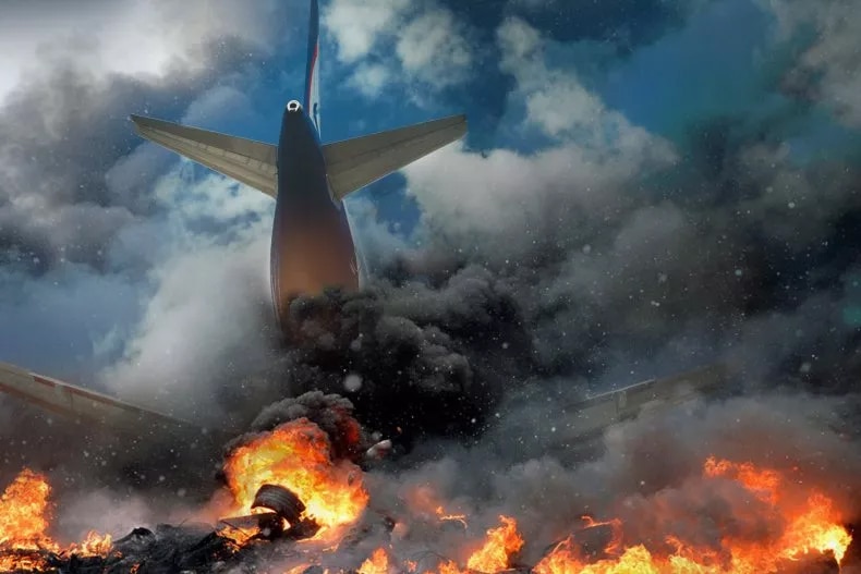Plane fire