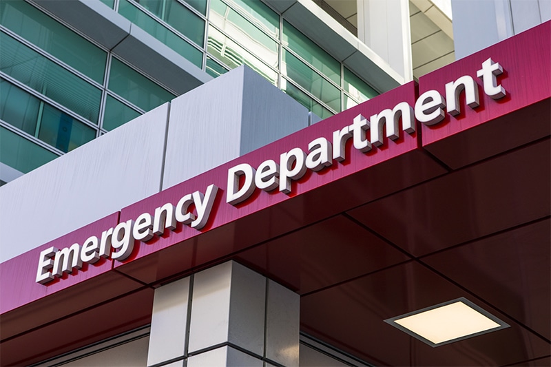 emergency department view