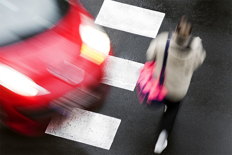 Collision with Pedestrians or Bicyclists