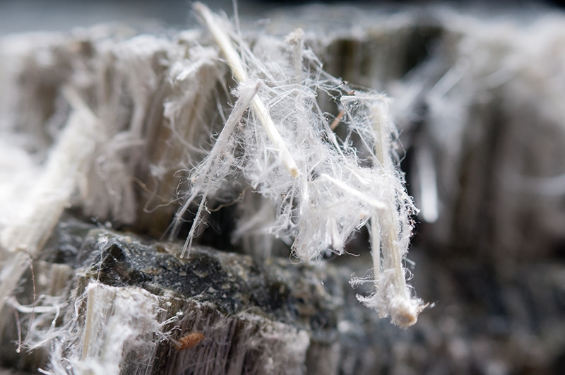 Asbestos fibers