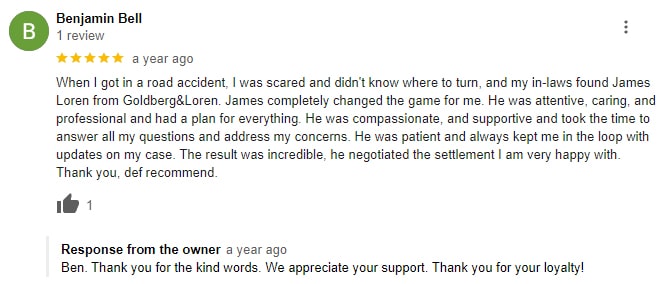 Portland Truck Accident Lawyer Client Review