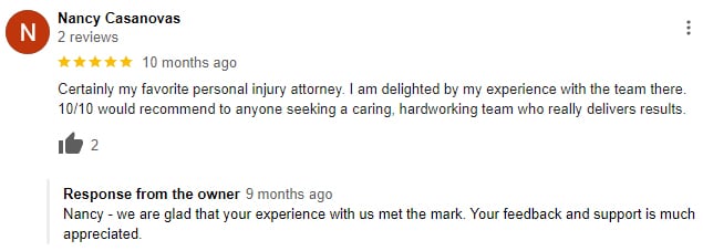 Portland Personal Injury Client Review