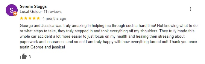 Albuquerque Car Accident Client Review