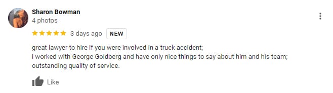 Albuquerque Truck Accident Lawyer Customer Review
