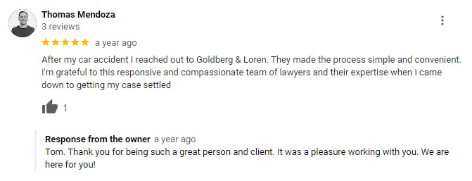 Fargo Car Accident Lawyer Client Review