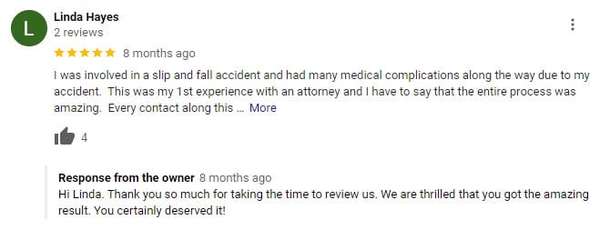 Fresno Medical Malpractice Client Review