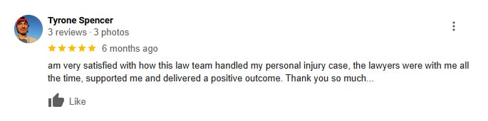 Appleton Pedestrian Injury Lawyer Client Review