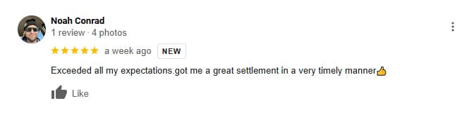 Appleton Wrongful Death Lawyer Client Review