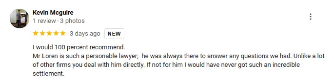 Eugene Truck Accidents Client Review