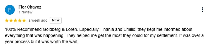 Hillsboro Car Accident Lawyer Client Review