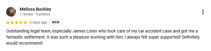 Tacoma Washington Car Accident Lawyer Client Review