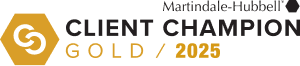 Martindale-Hubbell Client Champion Gold 2025