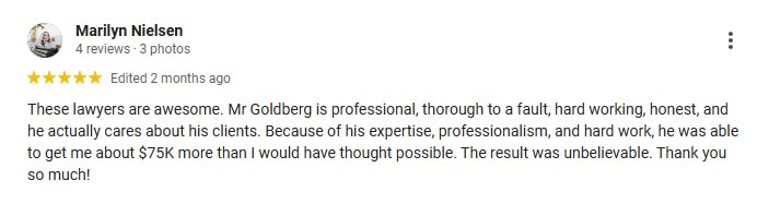Fort Lauderdale Whiplash Attorney Client Review