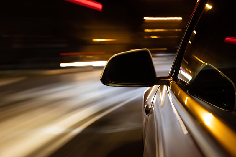 What was the speed of each car?