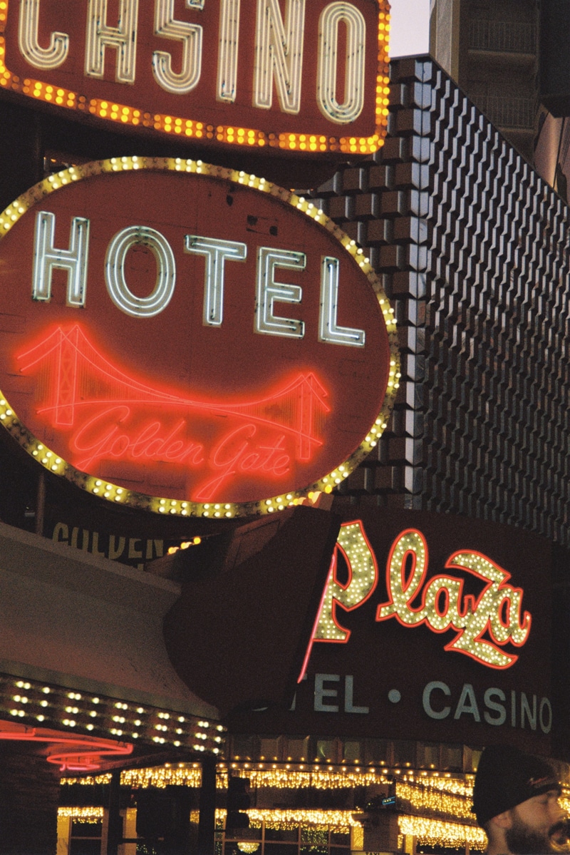 casino signs in Las Vegas