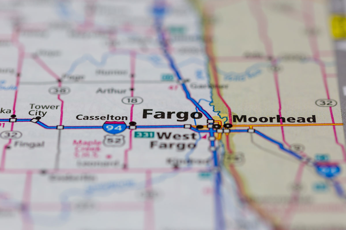 Fargo North Dakota Map
