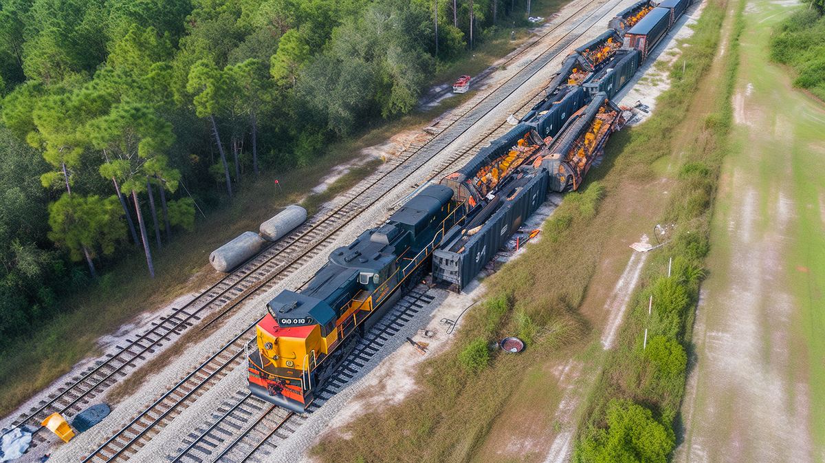 Derailed Train