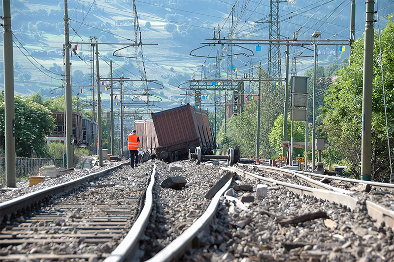 Around 60% of rail accidents take place in rail yards, with over half of them being caused by human factors or errors.