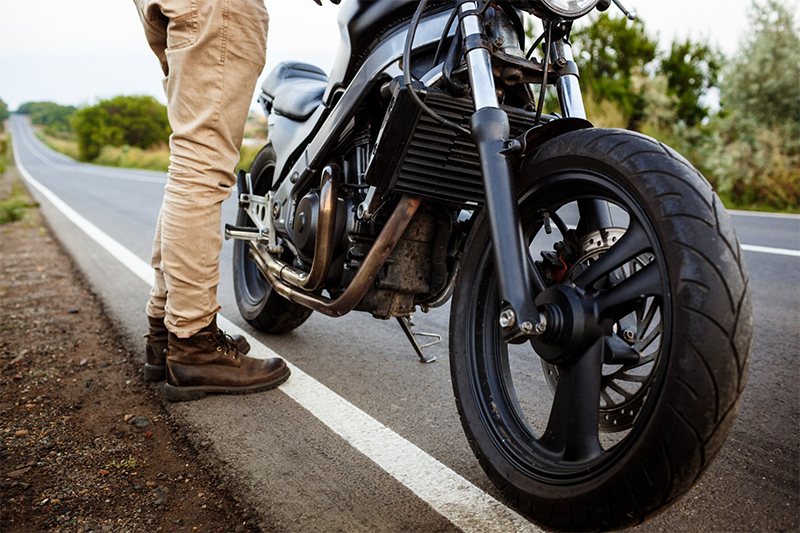 Male riders were involved in 92% of motorcycle-related crashes.