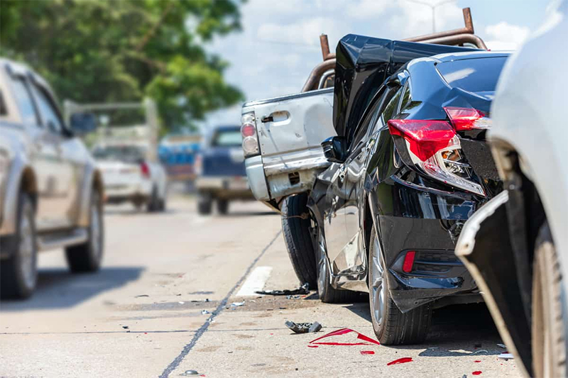 Who is to Blame for a Multi-Vehicle Crash?