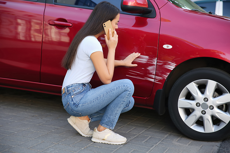 Getting Into an Accident in a Leased Car
