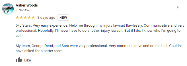 Portland Medical Malpractice Client Review