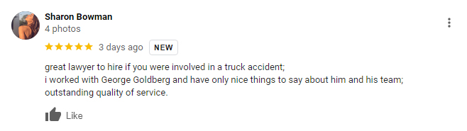 Albuquerque Truck Accident Lawyer Customer Review