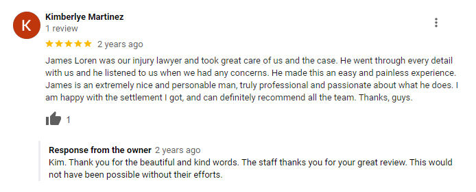 Albuquerque Bus Accident Client Review