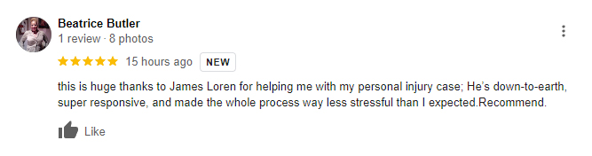 Gresham Personal Injury Client Review