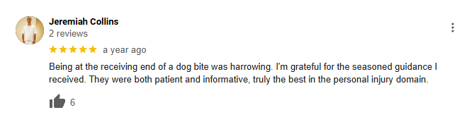 Appleton Dog Bite Lawyer Client Review