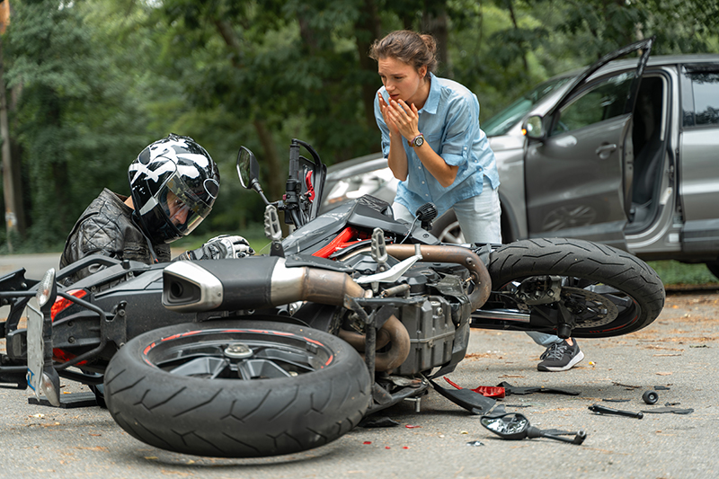 Motorcycle accident