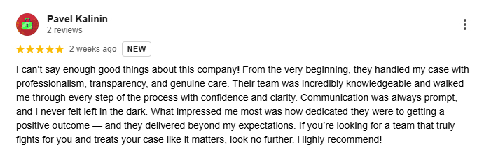 Beaverton Spinal Cord Injury Lawyer Client Review