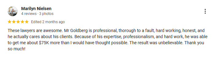 Fort Lauderdale Whiplash Attorney Client Review