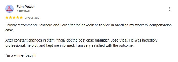 Los Angeles Amputation Lawyer Client Review