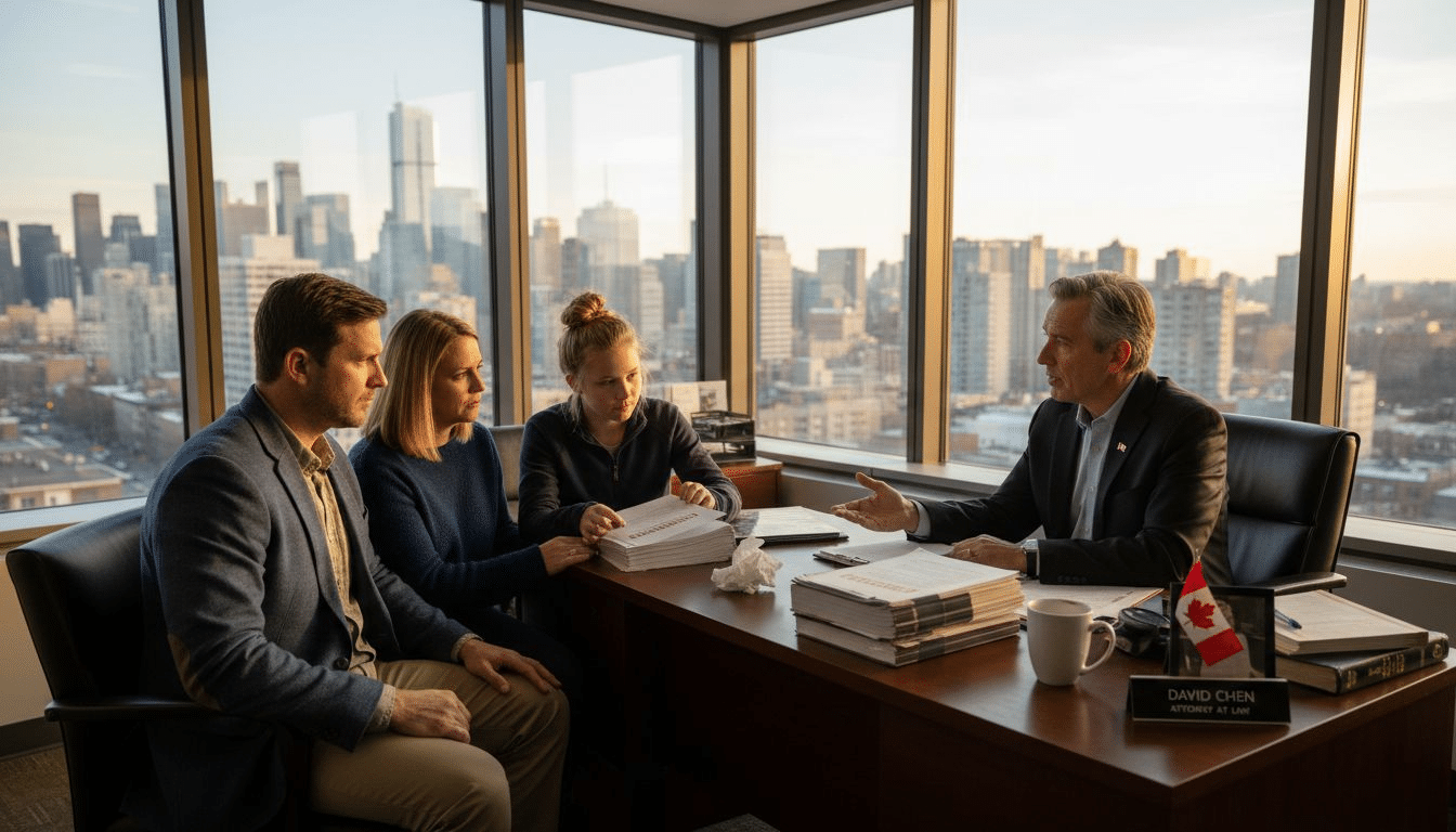Family consulting Canadian wrongful death lawyer