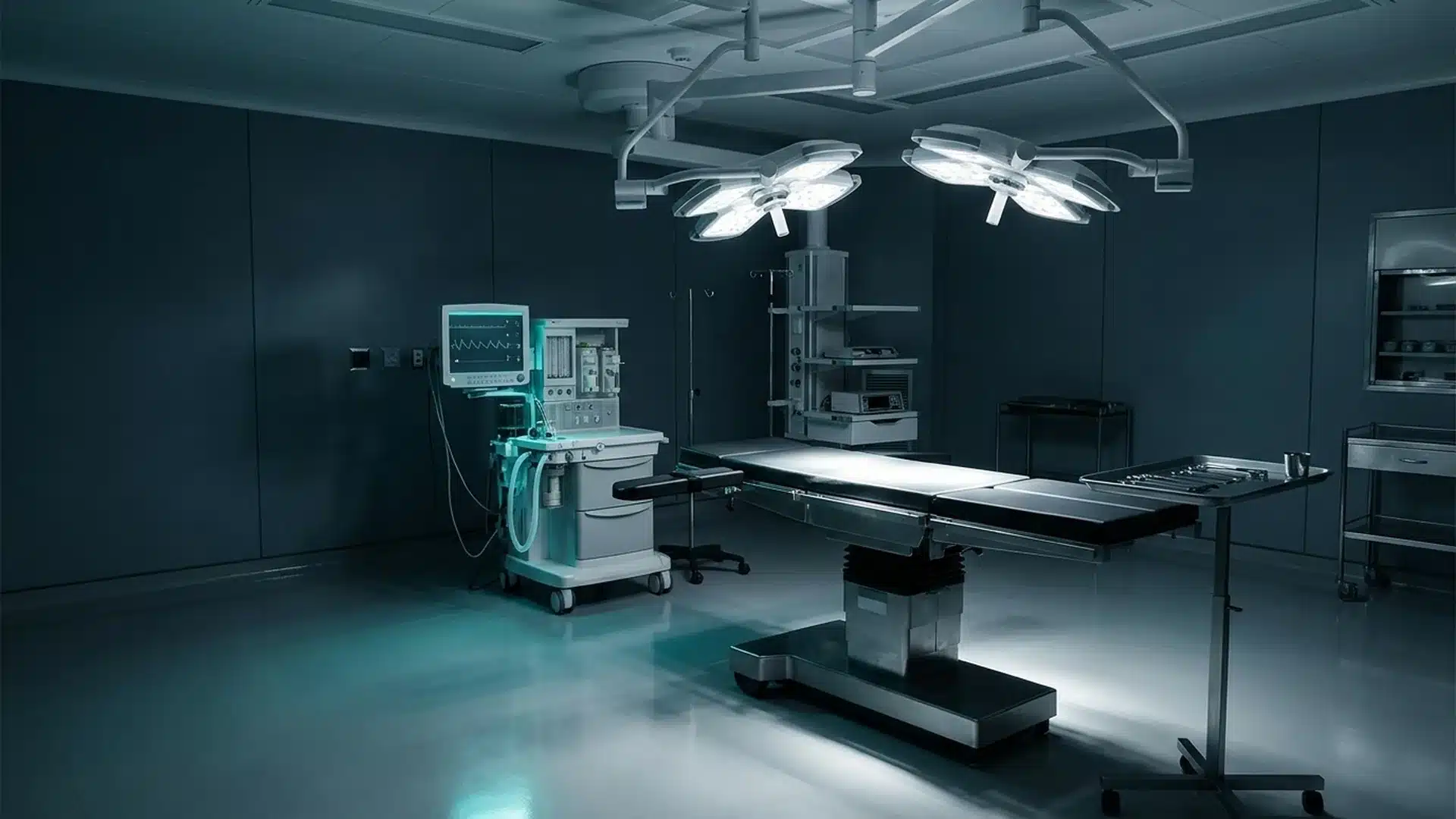 Empty hospital operating room representing Washington surgical and anesthesia error claims